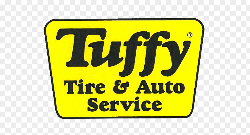 Car Tire Repair Logo Tuffy Auto Service Centers Brand Traffic Sign PNG