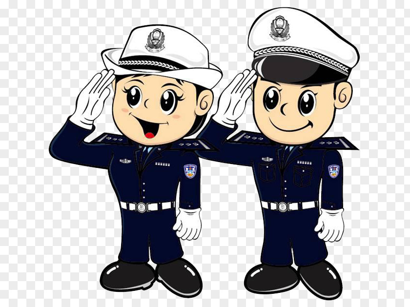 Cartoon Police Officer PNG