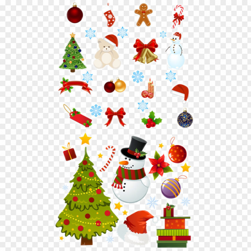 Christmas Vector Santa Claus Ornament Decoration PNG