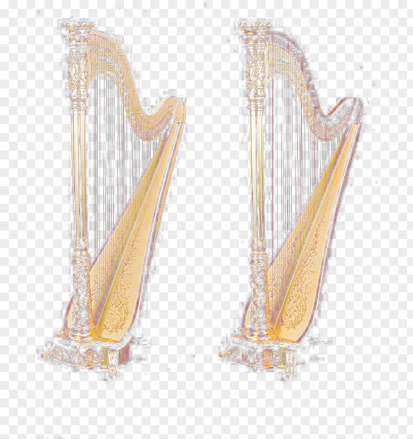 Free Floating Harp Pull Creative Konghou Musical Instrument PNG