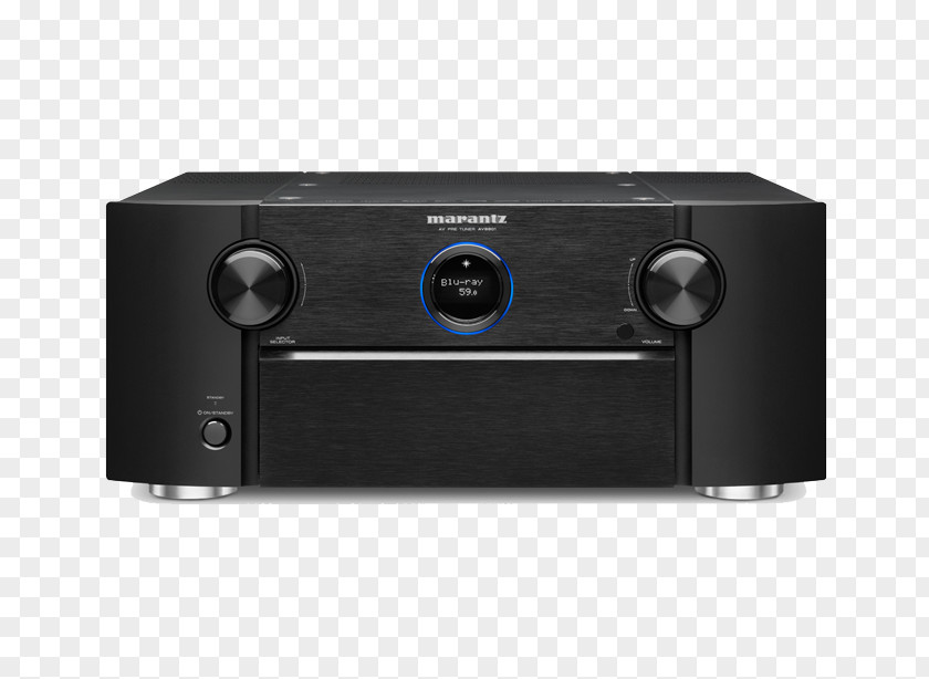 Marantz SR7012 AV Receiver Audio Video Component Black Sr Power Amplifier PNG
