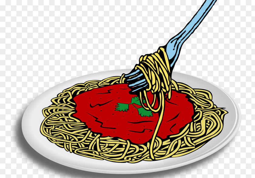 Spaghetti Pasta Bolognese Sauce With Meatballs Clip Art PNG