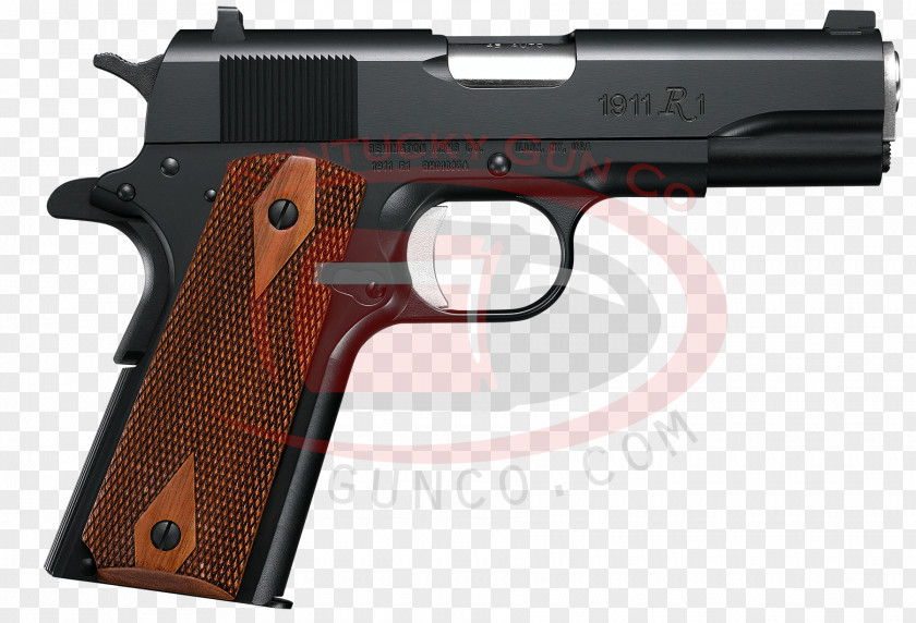 Handgun Remington 1911 R1 .45 ACP M1911 Pistol Firearm Arms PNG