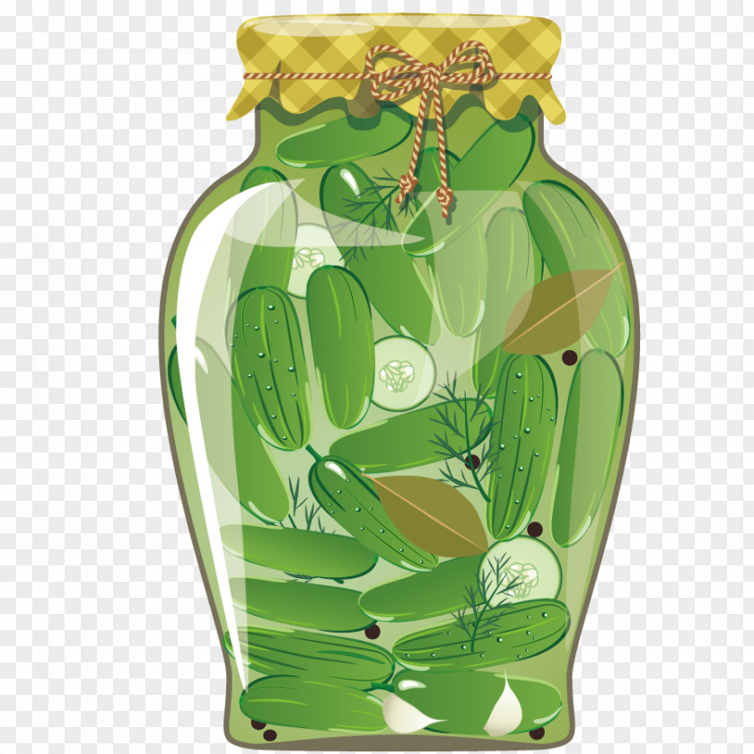 Vector Pickle Jar Fruit Preserves Food Preservation Clip Art PNG