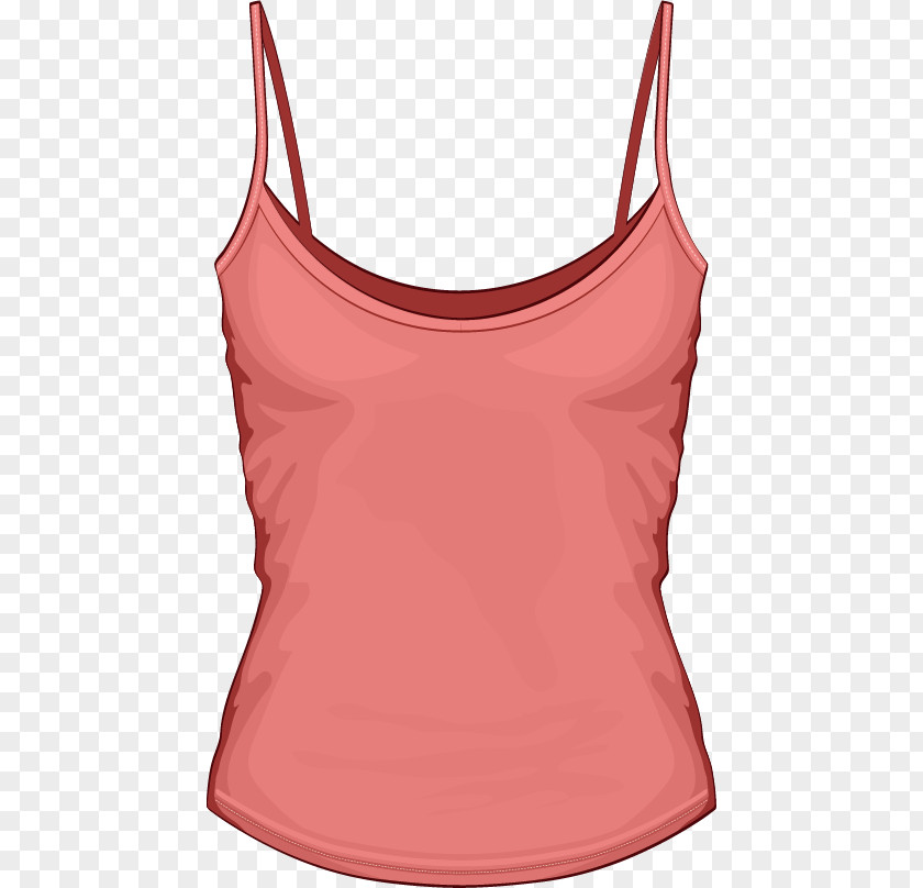 Vector Vest T-shirt Sleeveless Shirt Clothing PNG