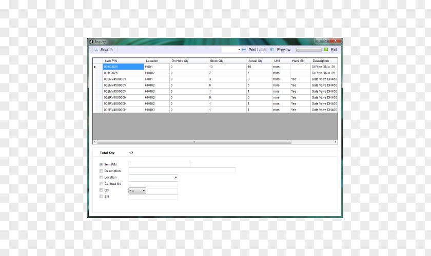 Warehouse Management System Computer Program Line Screenshot Font PNG
