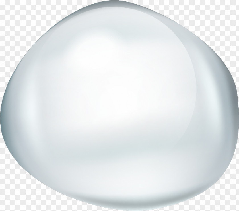 Hand Painted White Water Drop PNG