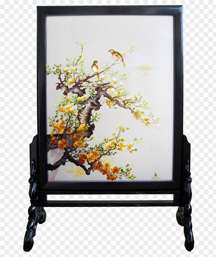 Painting Embroidery Landscape Picture Frames Xuan Quỳnh PNG