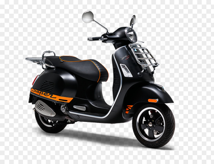 Scooter Piaggio Vespa GTS 300 Super Motorcycle PNG