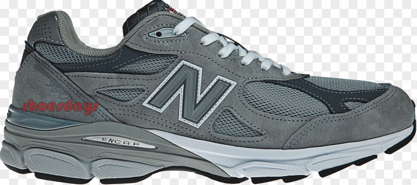 Shoe New Balance Men's 990v3 Running Black Women's Sneakers PNG