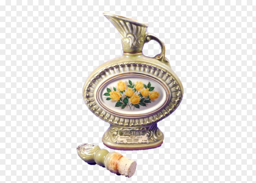 Vase Decanter Bottle Glass Cork PNG