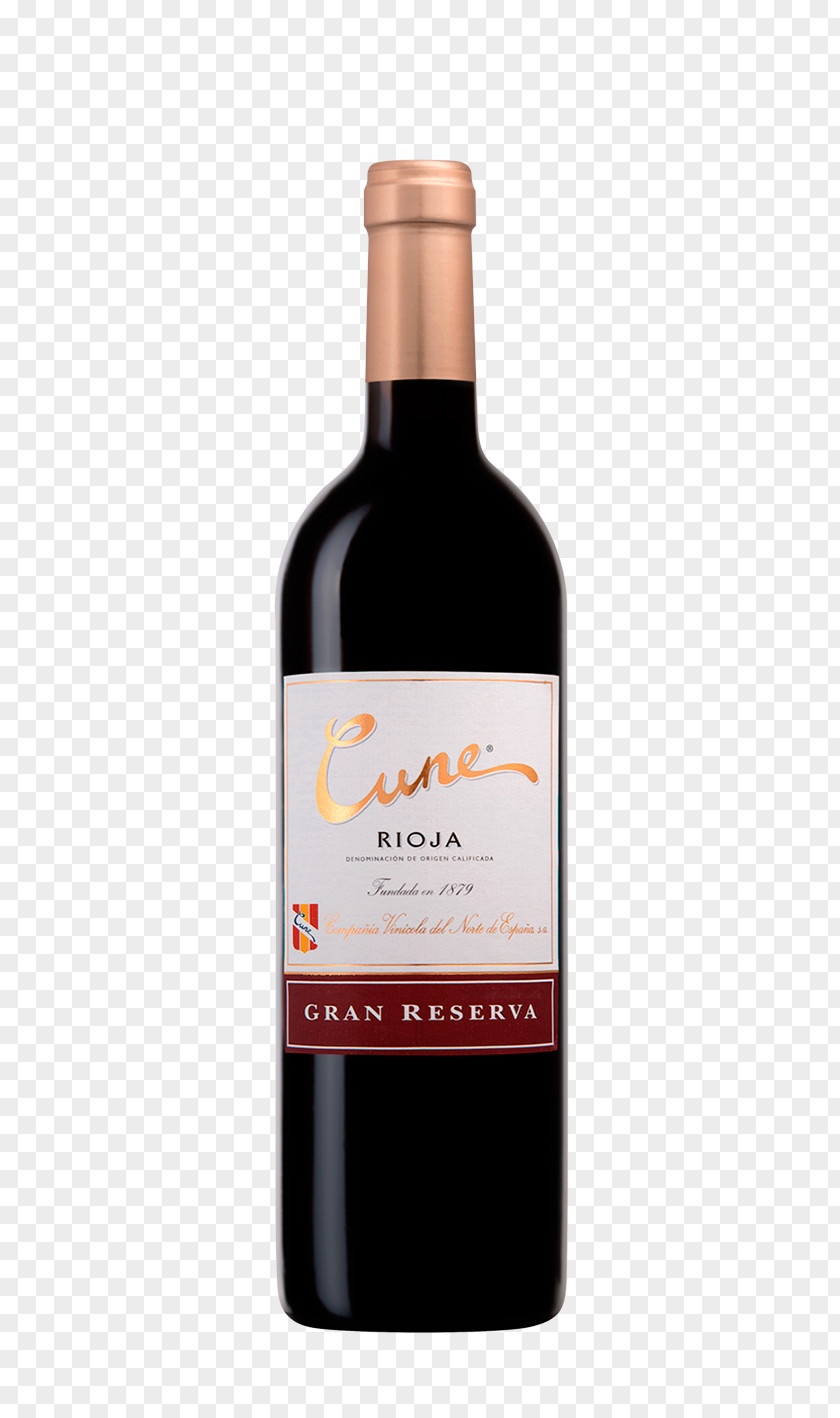 Wine Red Rioja Common Grape Vine Cune Gran Reserva 2011 PNG