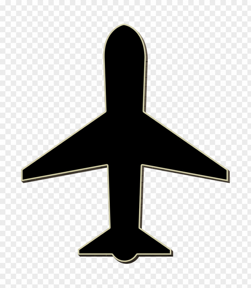 Basic Plane Icon POI Road PNG
