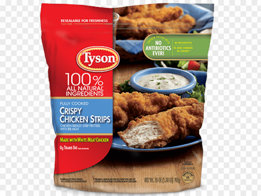 Chicken Fingers Nugget Crispy Fried Tyson Foods PNG
