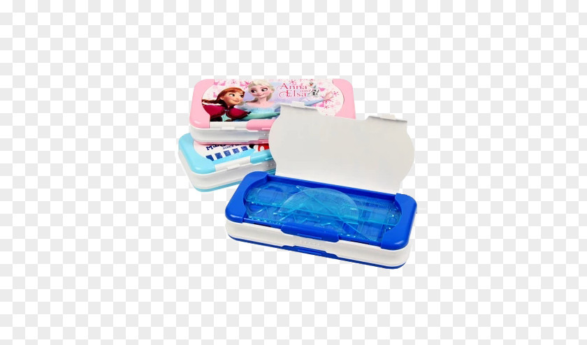 Pupils Three Plastic Pencil Case Box Stationery PNG