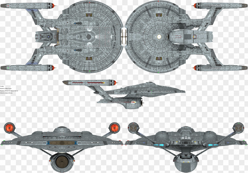 Admiral Columbia-class Submarine Enterprise NX Class Starship Star Trek PNG
