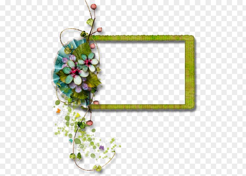 Design Picture Frames Digital Scrapbooking Paper Floral PNG