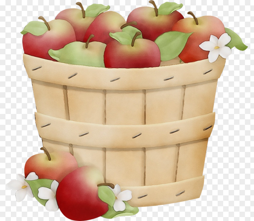 Gift Basket Vegan Nutrition Watercolor Natural PNG