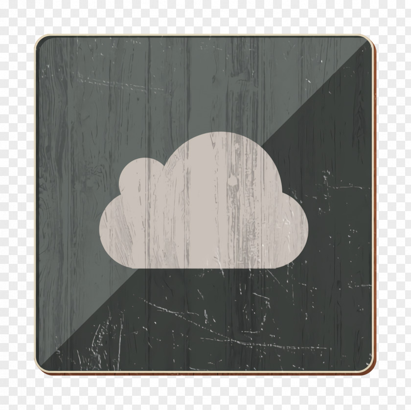 Rectangle Heart Cloud Icon Gloss Media PNG