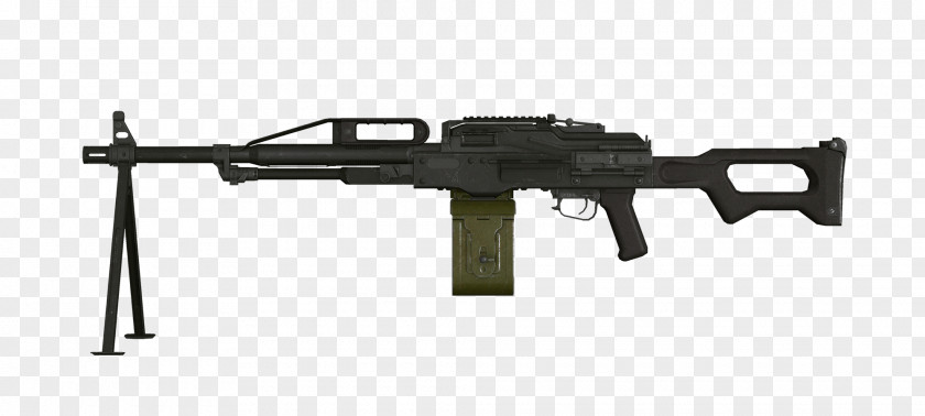 Weapon PK Machine Gun PKP Pecheneg Airsoft Guns Firearm PNG