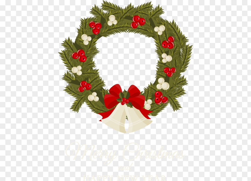 Creative Christmas Tree Decoration Wreath Scandinavian PNG