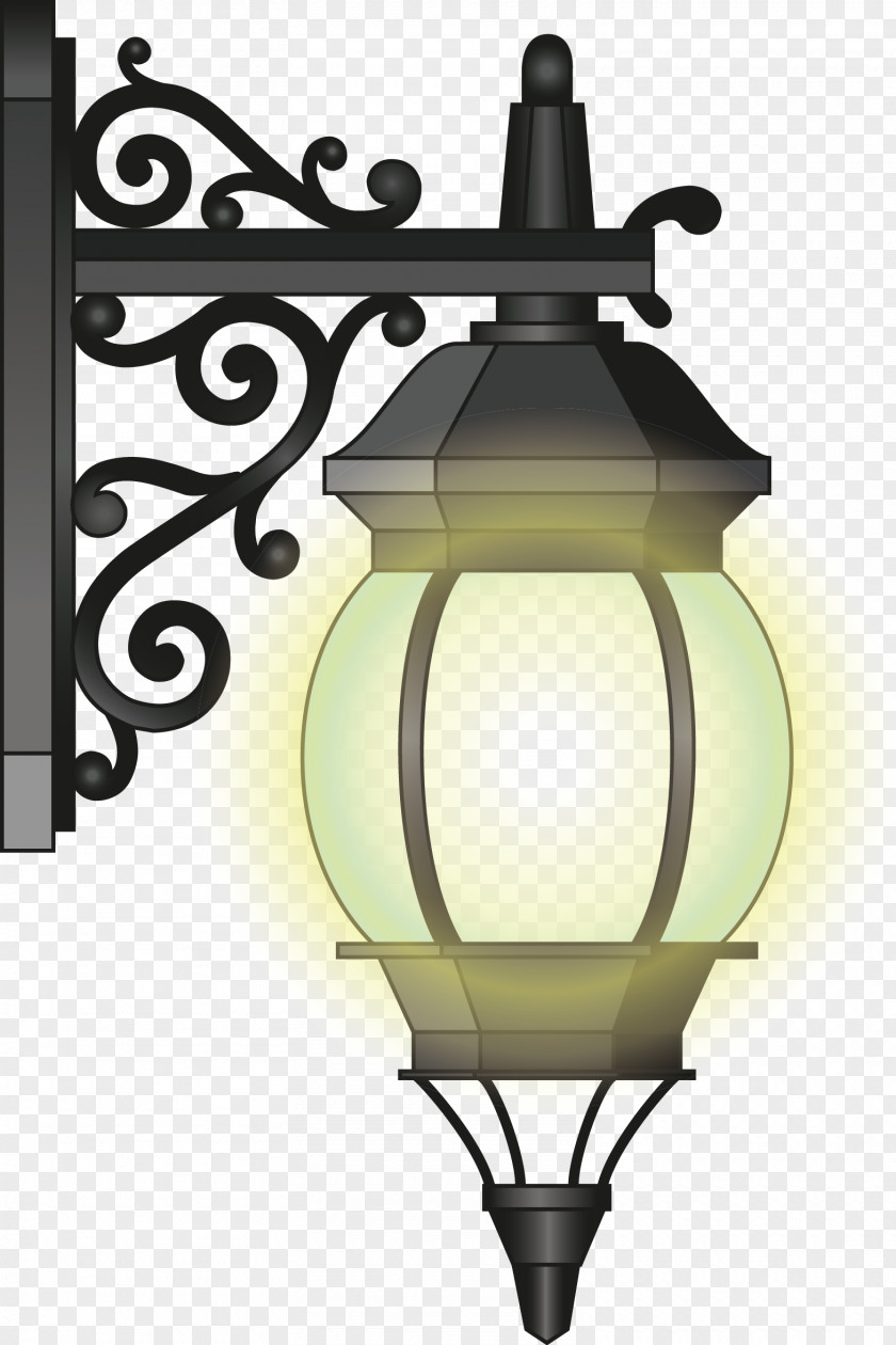European-style Street Lights Creative Light Lantern PNG