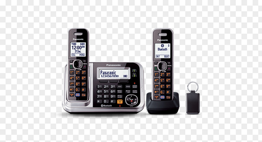 Panasonic Phone Cordless Telephone Digital Enhanced Telecommunications Handset Home & Business Phones PNG