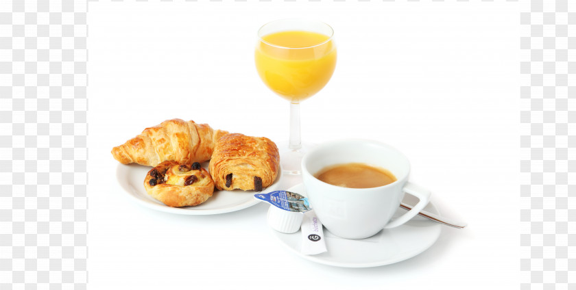 Сroissant Breakfast Viennoiserie Croissant Coffee Orange Juice PNG