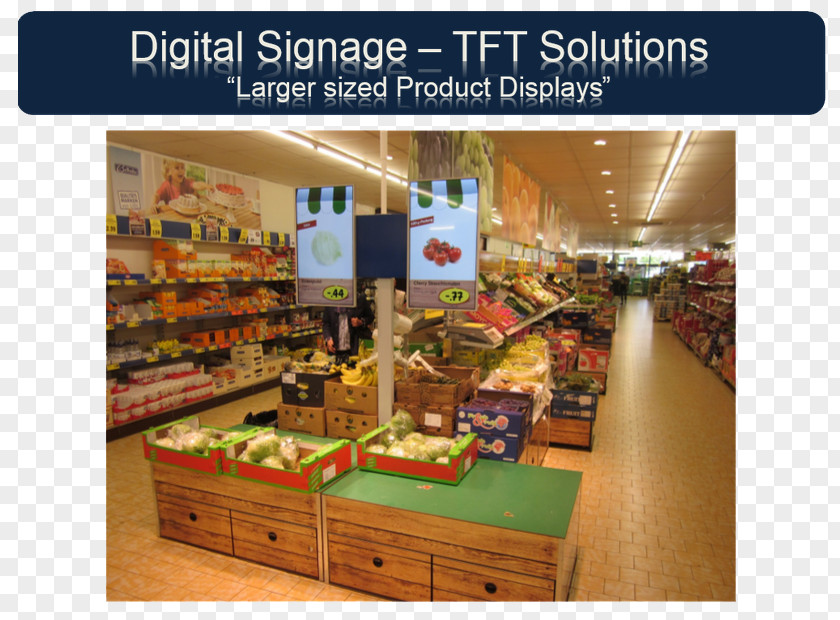 Technology Supermarket Digital Signs Thin-film Transistor Electronics Computer Monitors PNG