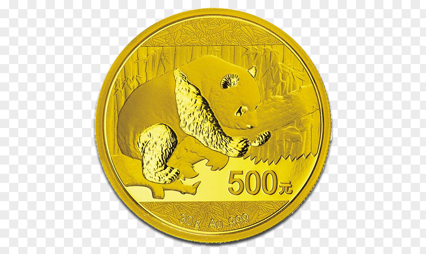 Chinese Gold Coins Panda Bullion Coin PNG