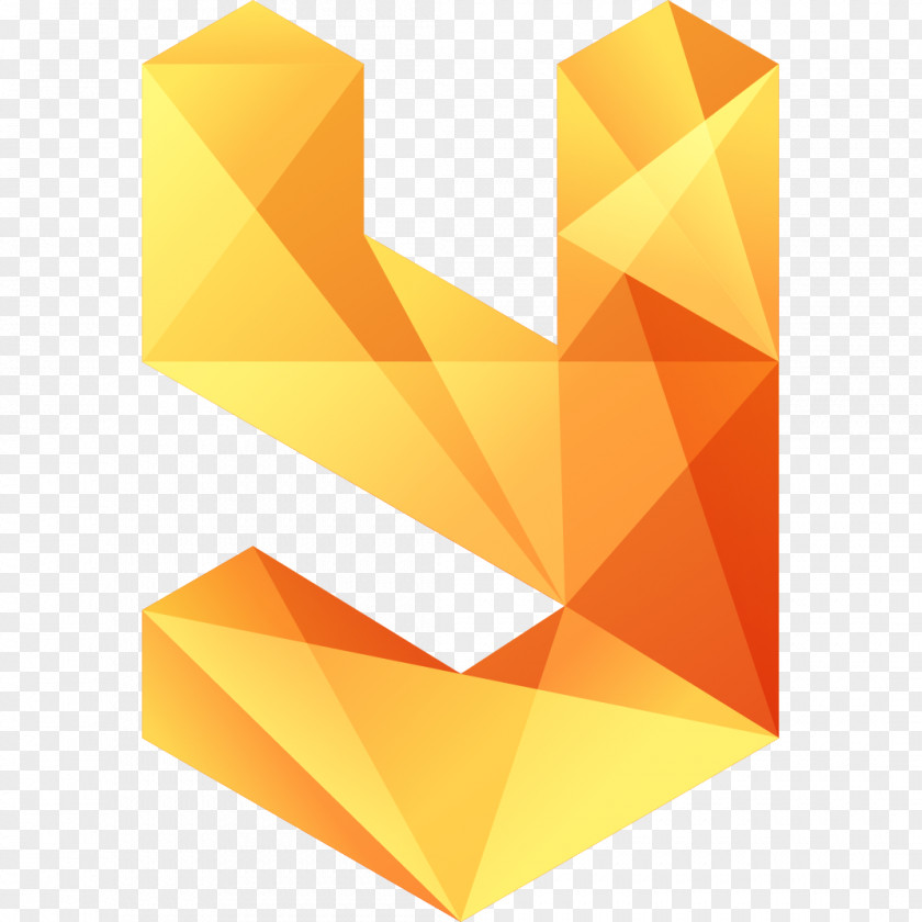 Orange Letter Y PNG