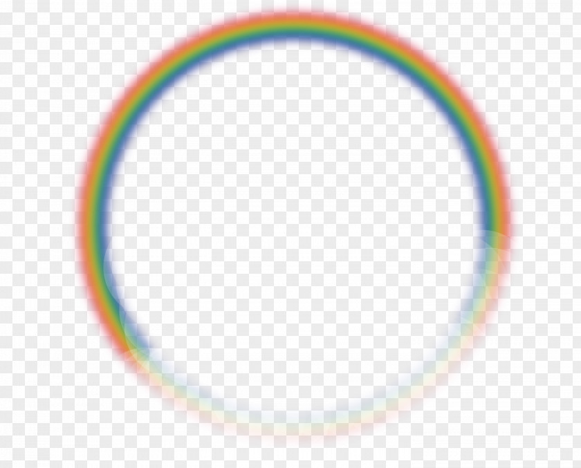 Rainbow Number Circle Area Pattern PNG