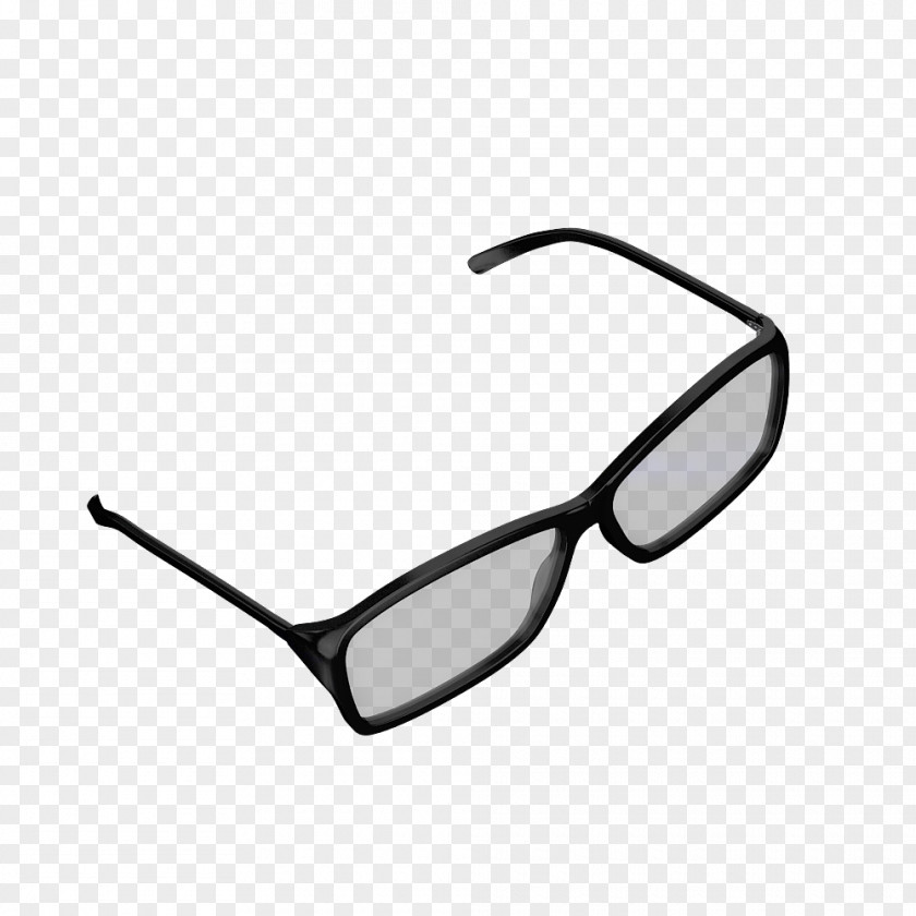 Glasses Black Goggles Television Sunglasses Product PNG