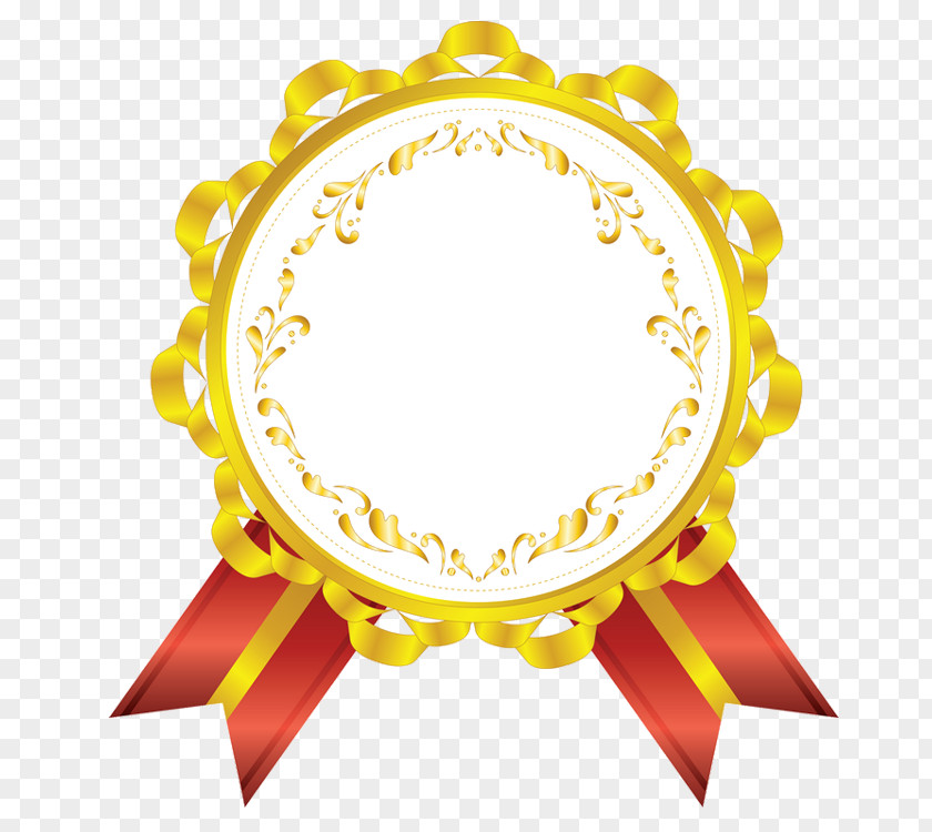 Gold Ribbon Graphic Design PNG