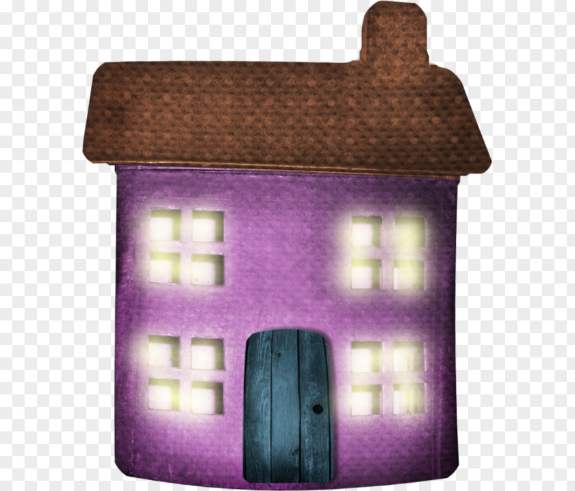 House Cartoon Image Lighting Design PNG