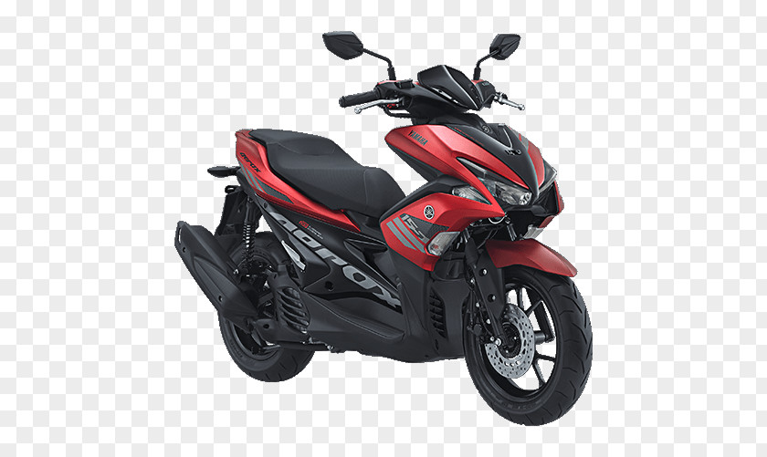 Red Fork Yamaha Motor Company Aerox Scooter Motorcycle Indonesia PNG