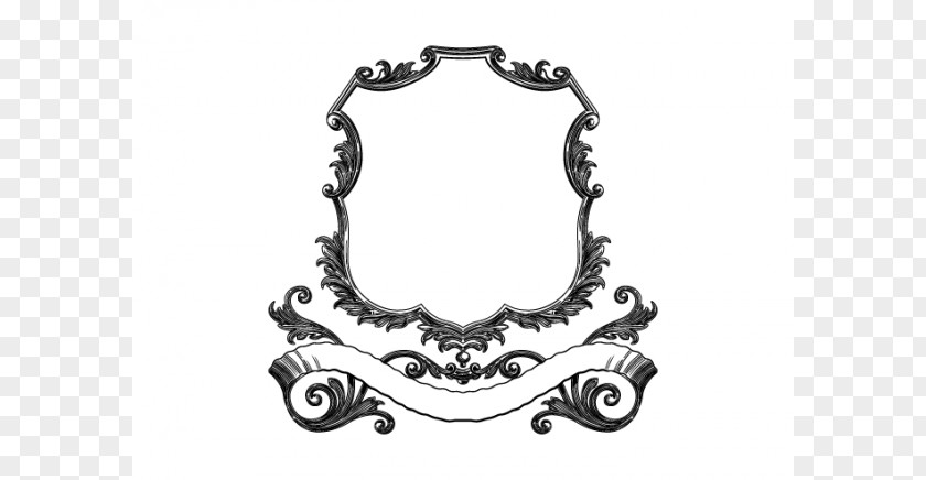 Scroll Banner Picture Frames Web Retro Style Clip Art PNG