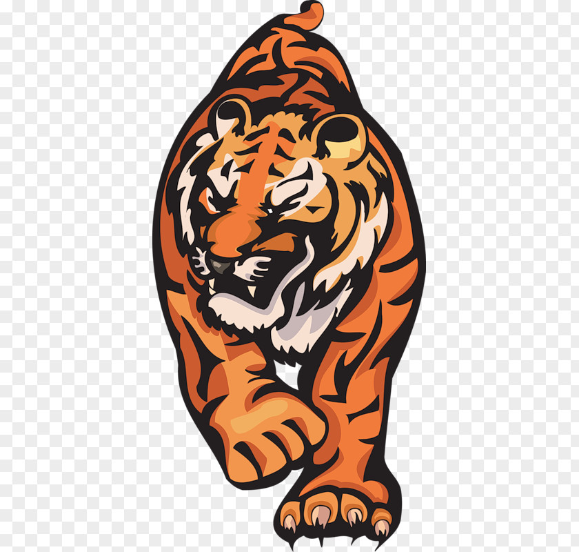 Tiger Lion Cat Roar Clip Art PNG