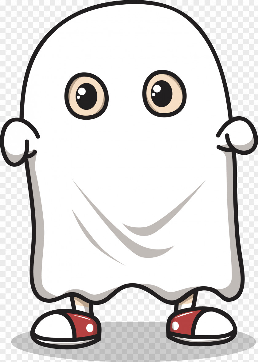 Vector Cartoon Ghost Clip Art PNG