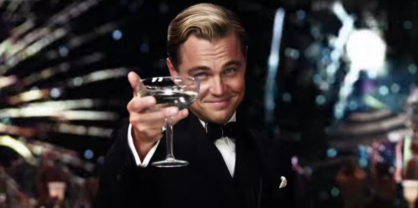 Jay Gatsby Leonardo DiCaprio The Great Hollywood Meme PNG Meme, leonardo dicaprio clipart PNG