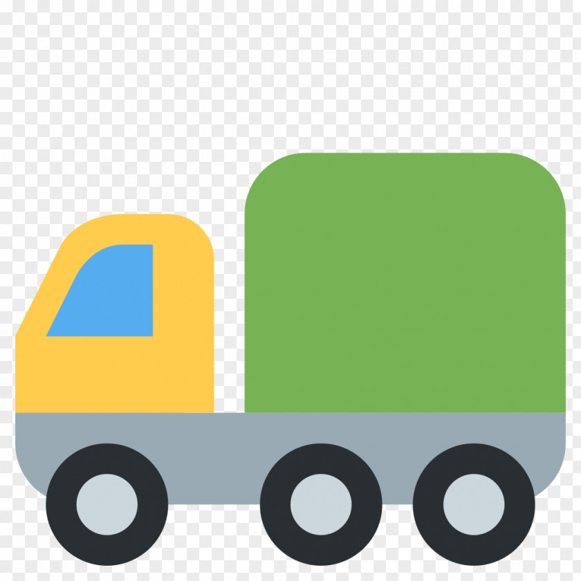 Lorry Emoji Police Car Patroling Truck Sticker PNG