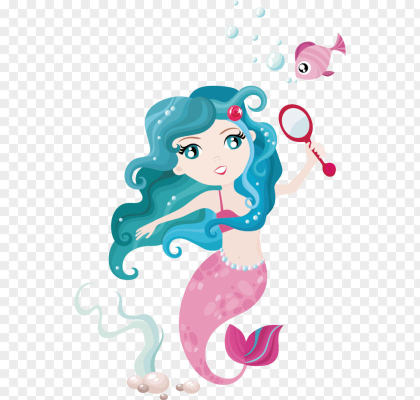 Mermaid Cartoon Clip Art PNG