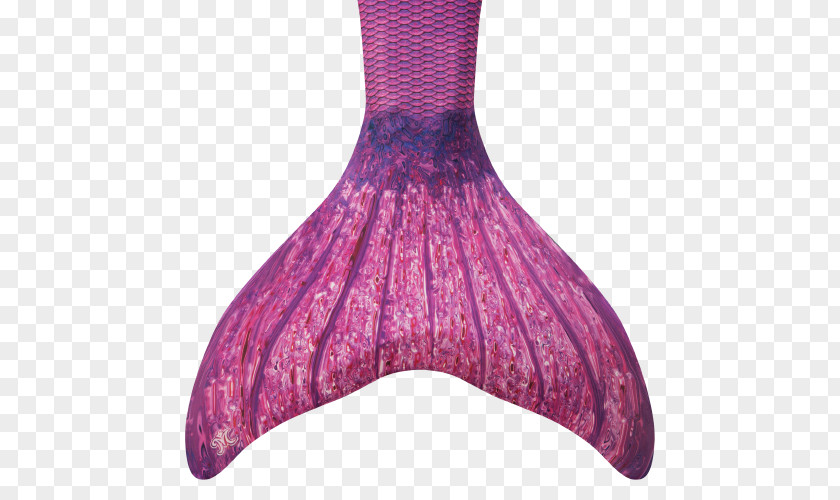 Mermaid Tail Magenta Rusalka Monofin PNG