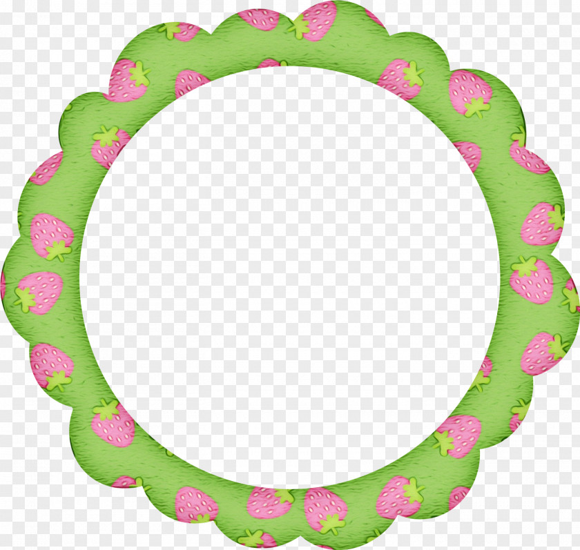 Oval Pink Circle PNG