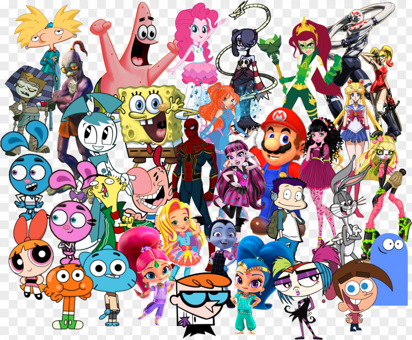 Collage Character Illustration Clip Art Patrick Star PNG