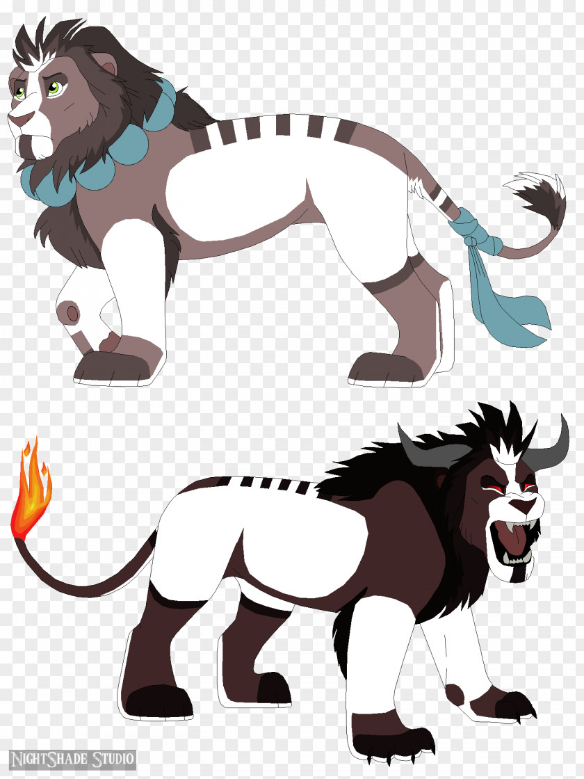 Lion Horse Cattle PNG