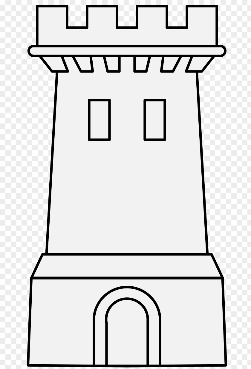 Tower Drawing Art Heraldry Argent PNG