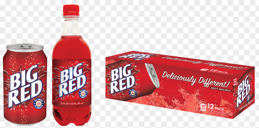 12 Pack, Fl Oz CansBig Red Fizzy Drinks Big Soda Pack PNG