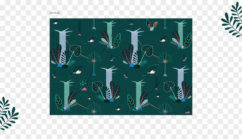 Design Graphic Turquoise Pattern PNG