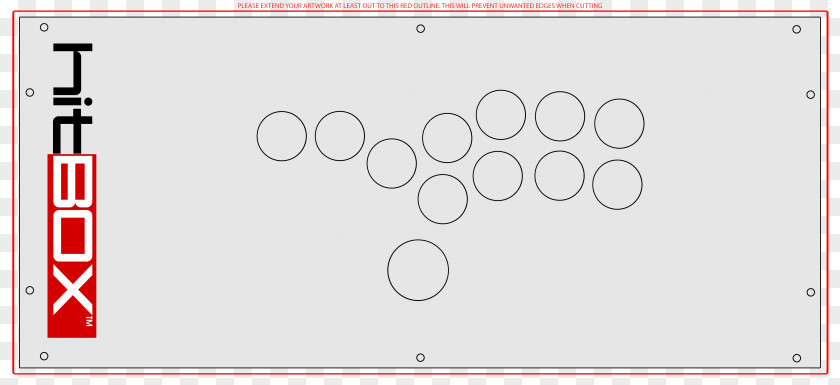Hitbox Template Video Game Arcade Controller PNG